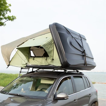 Открытый кемпинг алюминиевый жесткий корпус автомобиля крыша автомобиля верхняя часть палатки коробка на крыше 