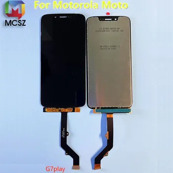 Оригинальный XT1952 - 1 для Motorola Moto G7 Play ЖК-дисплей с сенсорным экраном, Дигитайзер в сборе, замена дисплея, Бесплатные инструменты-3 -5 ЖК-дисплей