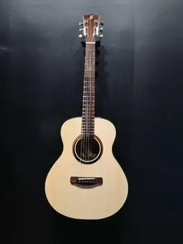 Акустическая гитара Merida C16GS 36 дюймов из массива ели для путешествий,