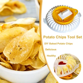 Набор для приготовления картофельных чипсов без жира, Кухонный слайсер 