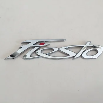10шт ABS Chrome Fiesta car Letter Наклейки На Задний багажник Эмблема значок наклейка Термоаппликации Автоаксессуары