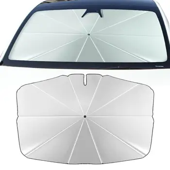 Для солнцезащитных козырьков на окна автомобиля Tesla, солнцезащитный козырек на лобовое стекло, зонт, теплоизоляция автомобиля, защита салона, автомобильные аксессуары