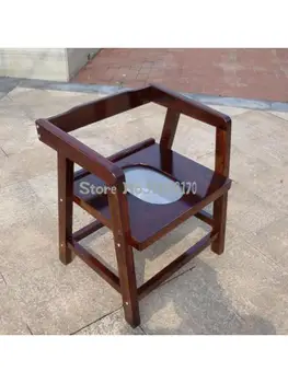Стул для горшка пожилых людей из массива дерева беременных женщин с ограниченными возможностями стул для унитаза сиденье для унитаза пожилых людей стул для унитаза дома