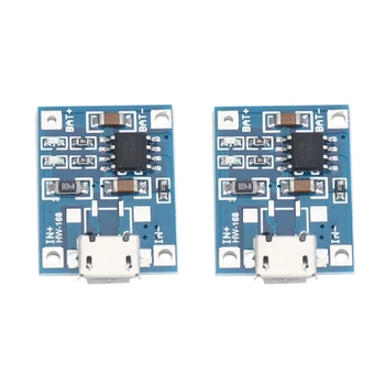 2X Micro-USB 1A Li-Ion 18650 Литиевое зарядное устройство для зарядки платы модуля TP4056
