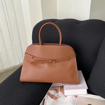 TheR * Ремень Сумка Margaux 15 Модная женская кожаная сумка в дизайнерском стиле, минималистичная ручная сумка большой емкости для поездок на работу
