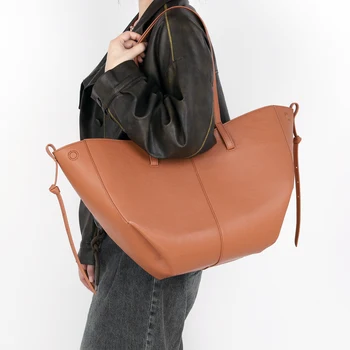 Винтажная женская сумка большой емкости для подмышек, однотонная повседневная продуктовая сумка с кошельком, женская шикарная сумка из искусственной кожи, сумка-тоут для поездок на работу