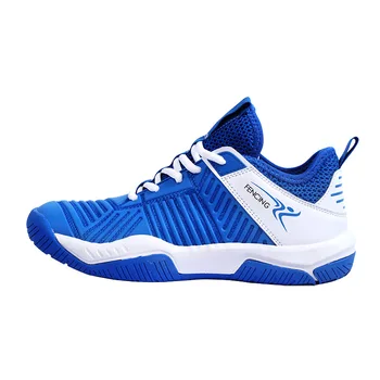 Мужские синие ботинки для фехтования 31 размер Kid Pro Нескользящие ботинки для фехтования на шнуровке Женские легкие кроссовки для бадминтона и волейбола