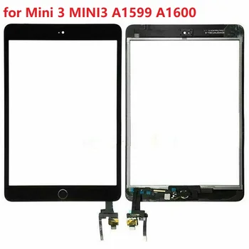 Сенсорный экран для iPad Mini 3 MINI3 A1599 A1600 Сенсорный экран Переднее стекло Дигитайзер Экранная панель