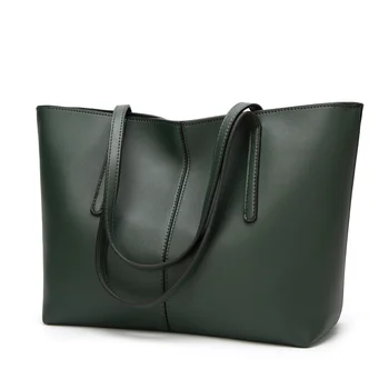 Новая сумка Модная простая сумка-тоут большой емкости Женская портативная сумка-тоут на одно плечо Женская сумка-тоут из искусственной кожи