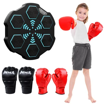 Музыкальная Боксерская Машина Bluetooth Link Wall Target Интеллектуальное Боксерское Тренировочное Перфорационное Оборудование для Взрослых И Детей Домашние Упражнения