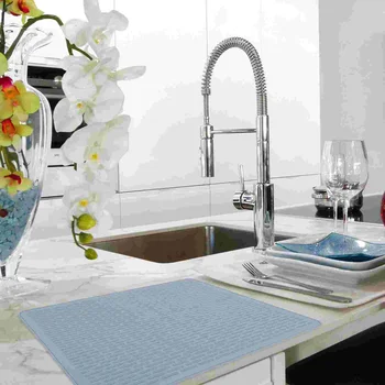 Защитная прокладка Силиконовый коврик для слива посуды Раковина для сушки посуды Силикагель Кухонные защитные коврики