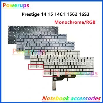 Новый оригинальный Ноутбук US/RU/UA Клавиатура с RGB Подсветкой для MSI Prestige 14 15 Evo A11M 15 A10SC MS-14C1 1562 1541 16S3 11UH 12UH
