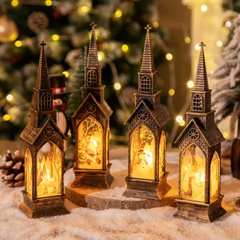 Креативное украшение в виде ночника, Рождественский подарок, Праздничные Популярные украшения для дома с подсветкой, Новая свеча, уникальный декоративный