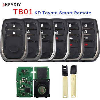 KEYDIY TB01 KD Smart Key Универсальный Пульт Дистанционного Управления с 8A Транспондером и чехлом для Toyota Corolla RAV4 Camry Crown FCCID: 0020
