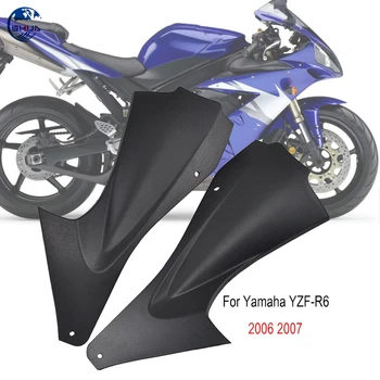 1 Пара Мотоциклов Черный Двухсторонний Воздушный Пылезащитный Чехол Обтекатель Капот Для Yamaha YZFR6 YZF-R6 2008 - 2014 2009 2010 2011 2012 2013