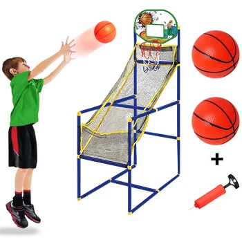 Крытый Баскетбольный тренажер Портативный Детский Аркадный Баскетбольный игровой набор Спортивный Игровой набор Баскетбольная Тренировочная игрушка для детей