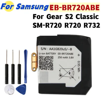 Батарея 250 мАч EB-BR720ABE Для Samsung Gear S2 classic SM-R720 R720 R732 Смарт-Часы 250 мАч Сменная Батарея + Инструменты