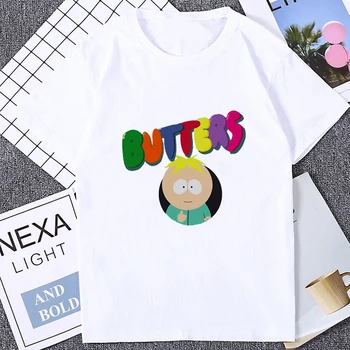 Горячая распродажа, Футболка с мультяшным рисунком South Park Butters, Уличная одежда в стиле хип-хоп, Удобная дышащая Мужская одежда, Повседневные футболки