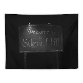 Добро пожаловать в Silent Hill Гобелен Эстетический Декор комнаты Украшение комнаты Эстетические Вещи Для Украшения комнаты