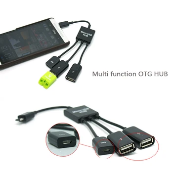 Новейший 4-портовый USB-концентратор питания OTG, кабельный разъем, разветвитель для смартфона, компьютера, планшета для ПК