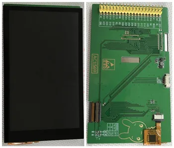 Емкостный сенсорный экран IPS 4,3 дюйма 16,7 м TFT LCD с адаптерной платой LG4572B Drive IC Интерфейс 480 * 800 RGB