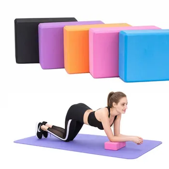 Блок для йоги EVA, пеноблок, спортивный инструмент для пилатеса, растяжка для тренировок в тренажерном зале