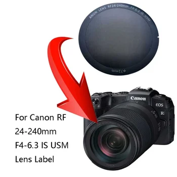 1 шт. Новый для Canon RF 24-240 мм F4-6.3 IS USM и RF 50 мм F1.2 L Наклейки с логотипом USM, наклейки с этикетками для объектива цифровой камеры