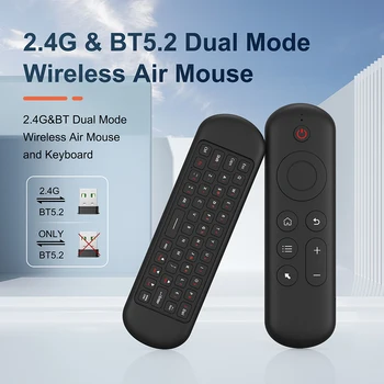 M5 Fly Air Mouse Пульт Дистанционного Управления Перезаряжаемый Беспроводной 2.4 G + BT5.2 Мини-клавиатура Flying Mouse Пульт Дистанционного управления для Android TV Box/ПК/Smart TV