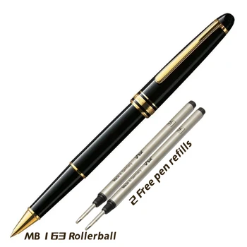 Шариковые ручки-роллеры MB Msk 163 Add 2 Refill Роскошные подарочные канцелярские принадлежности для письма, канцелярские принадлежности из смолы с серийным номером