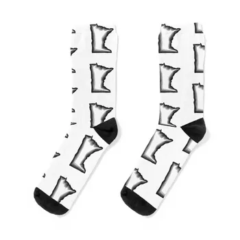 Черный белый серый Миннесота Миннесота носки противоскользящие футбольные носки в подарок цветные эстетической мужской женский