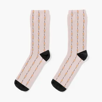 Оранжевые полосатые Кошачьи носки для бега, Противоскользящие футбольные Рождественские чулки, подвижные чулки, Мужские Носки, женские