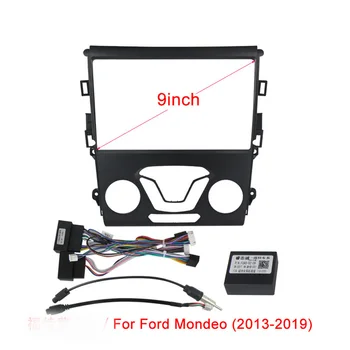 Для Ford Mondeo 2013-2017 Аудиохостинг центрального управления, модифицированная панель дисплея DVD, линия рамки навигации Android