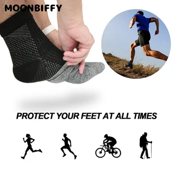 2024 Ноги анти усталостный компрессионный рукав для ног Поддержка Лодыжки Цикл Бега Баскетбольные Спортивные Носки Открытый Мужской Голеностопный Бандаж Носок