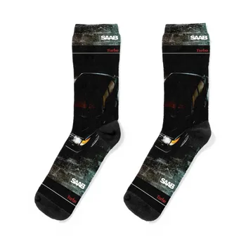 Носки-брошюры SAAB 900 TURBO, спортивные чулки для кроссфита, противоскользящие мужские носки, женские носки