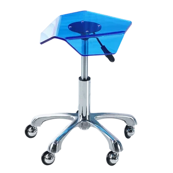 Акриловый регулируемый вращающийся стул для красоты Стул для стрижки волос из алюминиевого сплава с пятью когтями