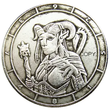 HB (184) Копировальная монета в долларах США Hobo Morgan с серебряным покрытием