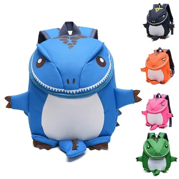 3D рюкзак с динозавром для мальчиков, детские рюкзаки, маленький школьный ранец для детского сада, школьные сумки с животными для девочек, Милый рюкзак