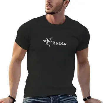 Футболка с логотипом Razer, незаменимая эстетическая одежда, мужская футболка, одежда хиппи, футболки на заказ, спортивные рубашки, мужские