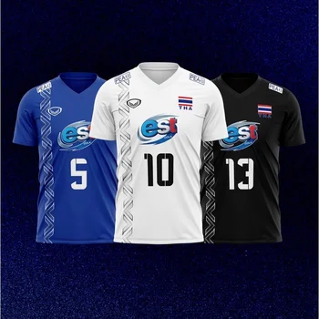 Летняя мужская волейбольная спортивная футболка 2023 года с 3D-принтом, уличный топ большого размера для женщин и детей