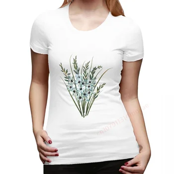 Женская бирюзовая футболка Ixia из 100% хлопка, футболки с коротким рукавом, женская рубашка, топ для девушки, подарок любителю цветов