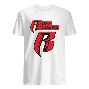 Рубашка Ruff Ryders Футболка с логотипом Dmx Ruff Ryders Винтажная футболка в стиле рэп Хип Хоп в натуральную величину