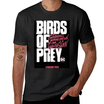 Новая футболка Birds of Prey s, футболка для мальчика, одежда в стиле хиппи, топы, мужская футболка