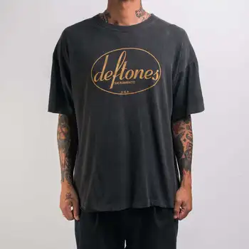 Винтажная футболка Deftones 90-х, футболка музыкальной тур-группы LB4391