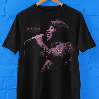 Футболка Aretha Franklin Jazz, футболка Queen of Soul, футболка Jazz Legend, подарок любителям джазовой музыки