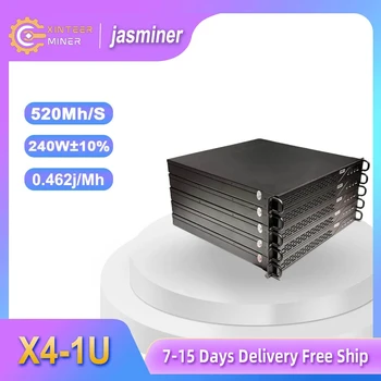 Подержанный майнер Jasminer X4-1U 520MH/s 240 Вт Бесплатная доставка