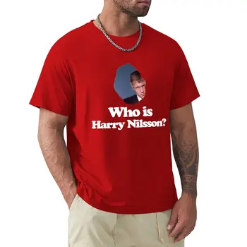 Кто такой Гарри Нильссон? Футболка, одежда с аниме, корейские модные футболки для мужчин, хлопок