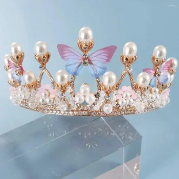 Детская корона-бабочка с жемчугом и кристаллами, корона наследной принцессы, Литологические условия для их детей
