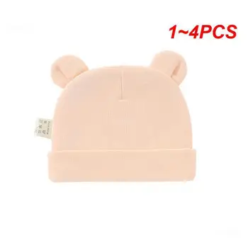 Аксессуары для детских шапочек 1-4 шт. из мягкой ткани, доступно несколько цветов, детская шапочка-пуловер