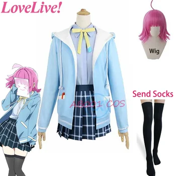 Аниме Love Live! Костюмы для косплея Nijigasaki High School Idol Club Tennoji Rina Школьная форма По Индивидуальному заказу аниме-одежды