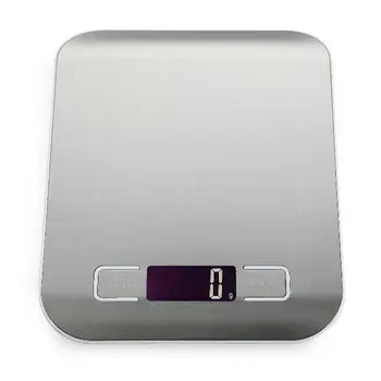 Пищевые Кухонные весы Цифровые весы из нержавеющей стали 5/10 кг, электронные кухонные весы, Диетические весы для приготовления пищи